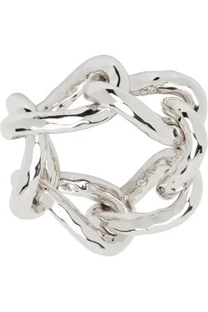 Jil Sander Silver Brass Ring