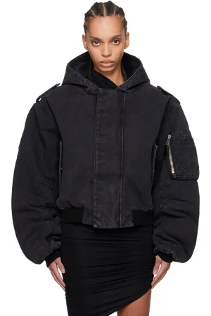 Entire Studios SSENSE Exclusive Black W2 Bomber Jacket