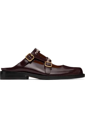 Marni Burgundy Bambi 3.0 Loafers