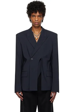 OTTOLINGER Navy Oversize Split Blazer