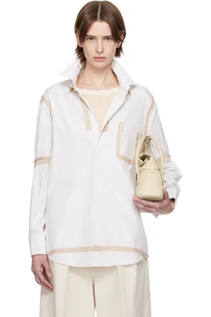 Maison Margiela Off-White Contrast Trim Shirt