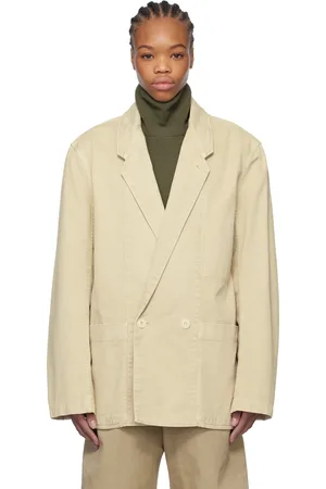 LEMAIRE Off-White Workwear Denim Blazer