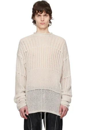 Rick Owens Off-White Hollywood Oversized Pull Sweater