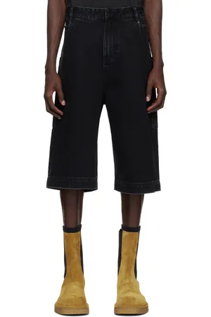 Entire Studios Black D Denim Shorts