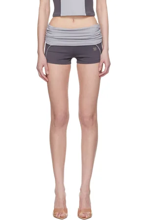 MISBHV Gray Lycra Wrapped Sport Shorts