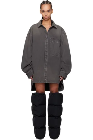 Entire Studios Gray Herculean Denim Shirt