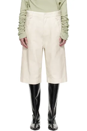 Entire Studios Off-White D Denim Shorts