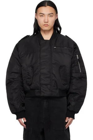 Entire Studios Black A-2 Bomber Jacket