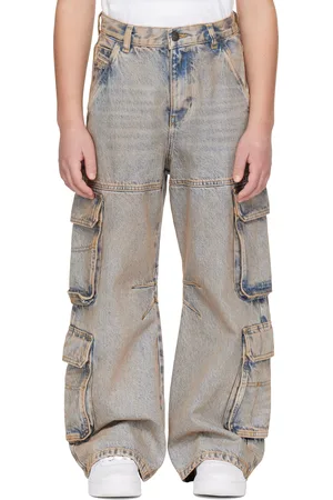 Diesel Kids Blue D-Argjx-Cargo-J Jeans