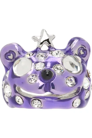 Collina Strada Purple Princess Bear Ring
