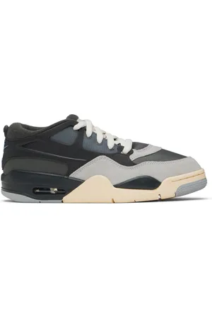 Nike Big Kids Black & Gray Air Jordan 4 RM Sneakers
