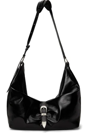 MARGE SHERWOOD Black Belted Bag