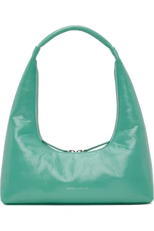 MARGE SHERWOOD Green Integrated Strap Shoulder Bag