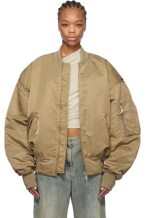 Entire Studios Khaki Broad Bomber Jacket