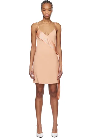 BLUMARINE Pink Satin Band Minidress