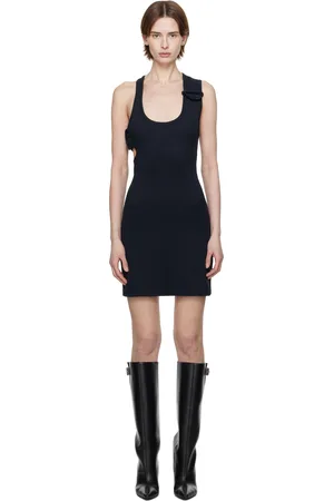 Courrèges Navy Double Buckle 90