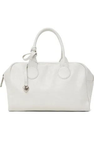 MARGE SHERWOOD Off-White Soft Bowling Bag