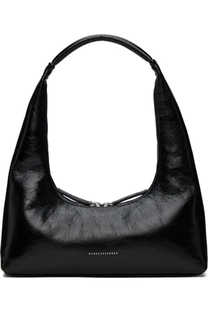 MARGE SHERWOOD Black Integrated Strap Shoulder Bag