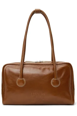 MARGE SHERWOOD Brown Soft Boston Bag