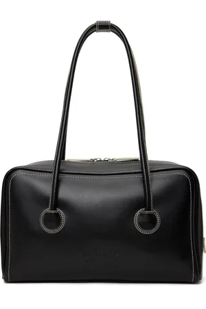 MARGE SHERWOOD Black Soft Boston Bag