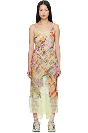 Collina Strada Multicolor Anemone Midi Dress