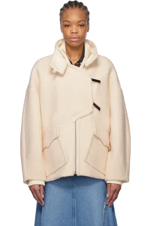 Ganni Off-White Boucle Jacket