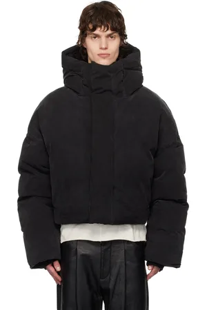 Entire Studios Black MML Hooded Puffer Down Jacket