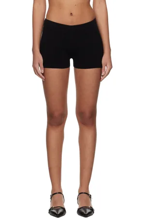 DANIELLE GUIZIO Rib Knit Hot Shorts