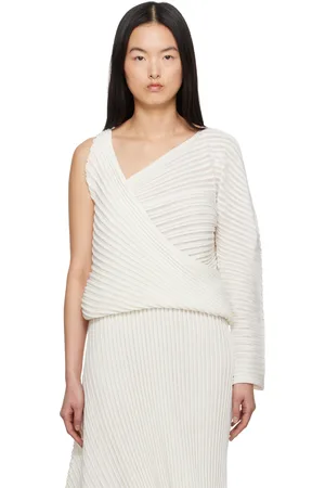 Issey Miyake Off-White Stream Blouse