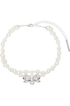 Shushu/Tong & Silver YVMIN Edition Butterfly Braided Pearl Necklace