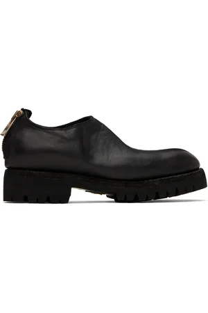GUIDI Black 790V Loafers
