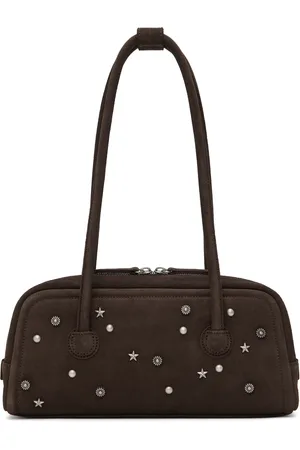 MARGE SHERWOOD SSENSE Exclusive Brown Soft Baguette Bag