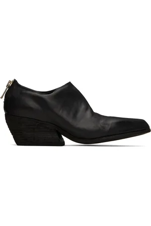 GUIDI Black TX00 Loafers