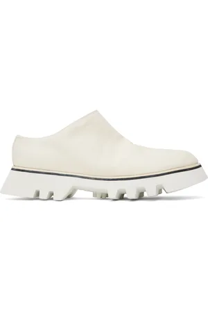 GUIDI White Soft Horse Full Grain Slip-on Loafers