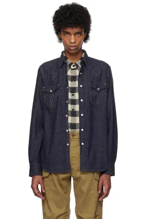 Ralph Lauren Indigo Slim Fit Western Denim Shirt