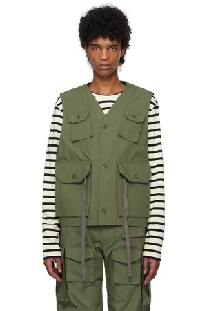 ENGINEERED GARMENTS Khaki C-1 Vest