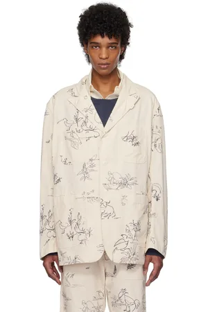 ENGINEERED GARMENTS Off-White Bedford Blazer