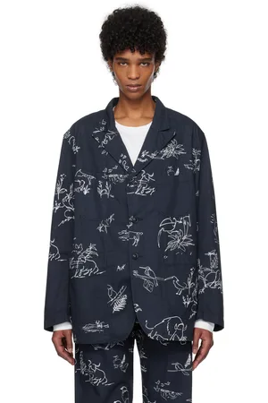 ENGINEERED GARMENTS Navy Bedford Blazer
