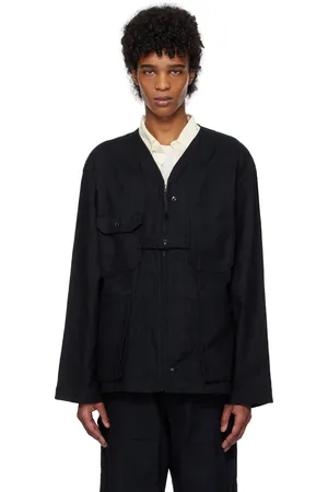 ENGINEERED GARMENTS Navy Cardigan Jacket