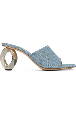 J.W.Anderson Blue Chain Heel Mules