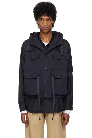 ENGINEERED GARMENTS Navy Field Vest