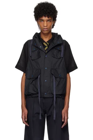 ENGINEERED GARMENTS Navy Field Vest