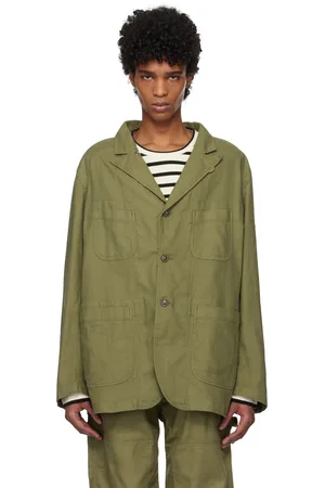 ENGINEERED GARMENTS Khaki Bedford Blazer