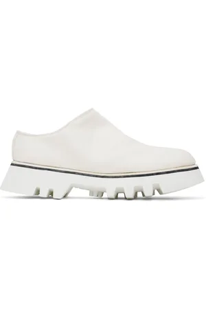 GUIDI White Soft Horse Full Grain Slip-on Loafers