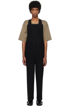 Issey Miyake Black Pleats Bottoms 1 Jumpsuit