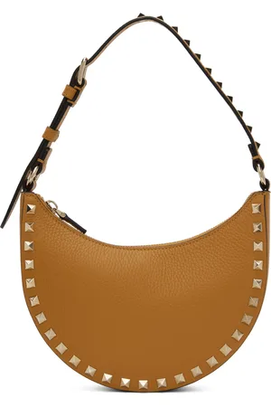 VALENTINO GARAVANI Tan Mini Rockstud Bag