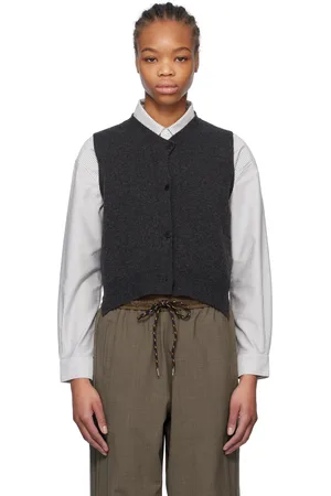 CORDERA Gray Wool & Cashmere Vest