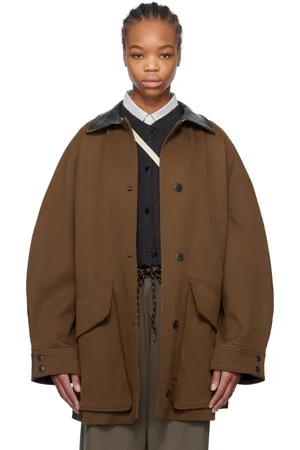 CORDERA Brown Short Trench Jacket