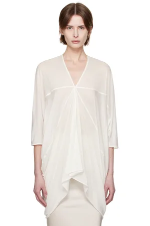 Rick Owens Off-White Hollywood Kite Blouse