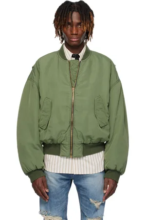 We11 Done Curved Bomber Jacket